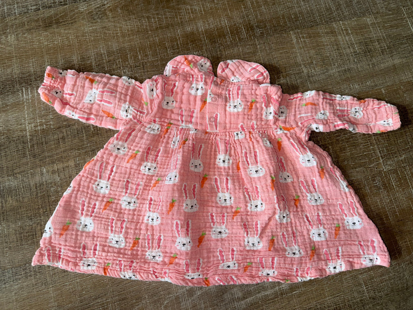 Angel Dear (6-12 Months) Rabbit Pattern Long Sleeve
