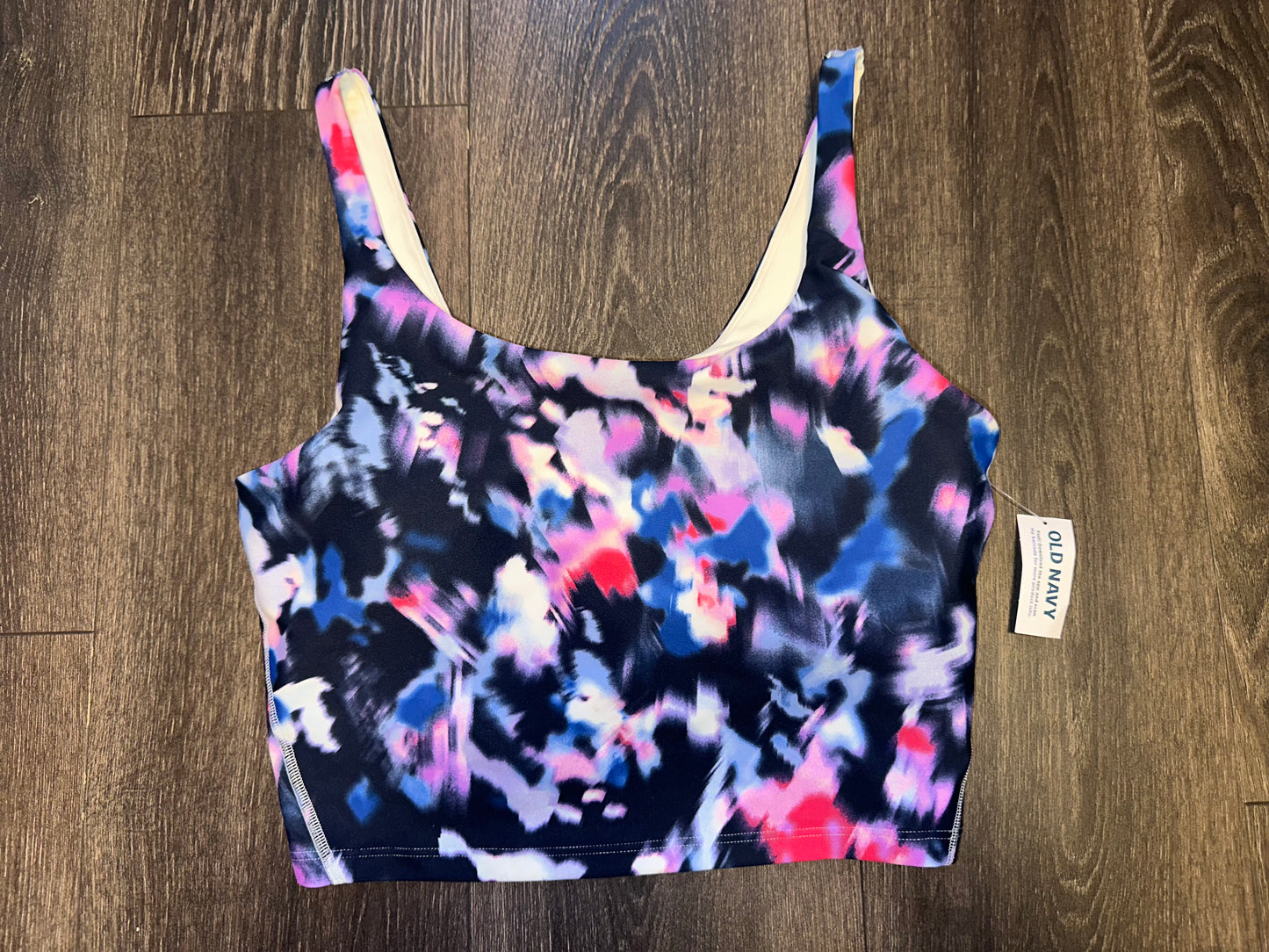 NWT Old Navy Active (Large) Brand New Pattern Powersoft Light Support Sports Bra