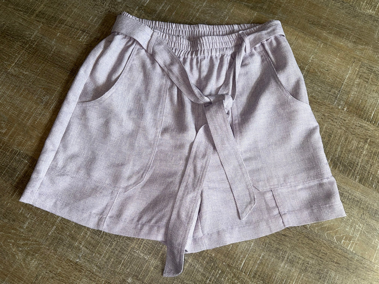 Current Air (Small) Light Pink Formal Tied Shorts