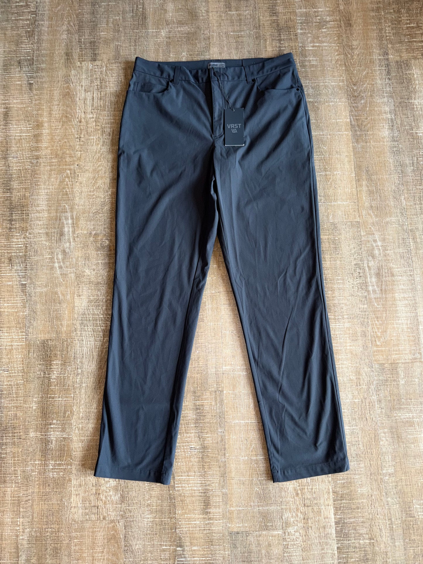 NWT VRST (34) Brand New Dark Grey Athletic Fit with 4 Way Stretch