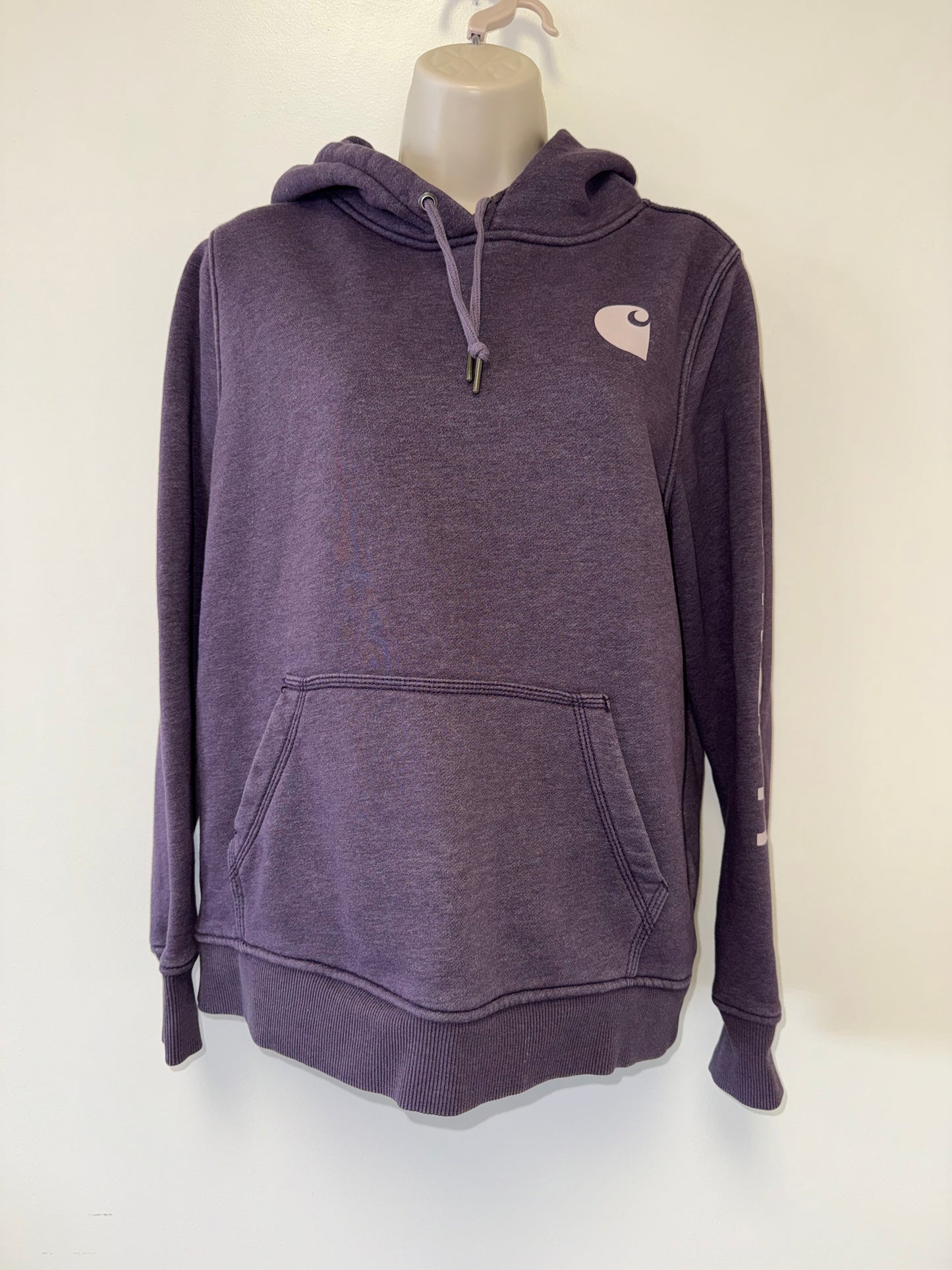 Carhartt (Large) Purple Relaxed Fit Logo Hoodie