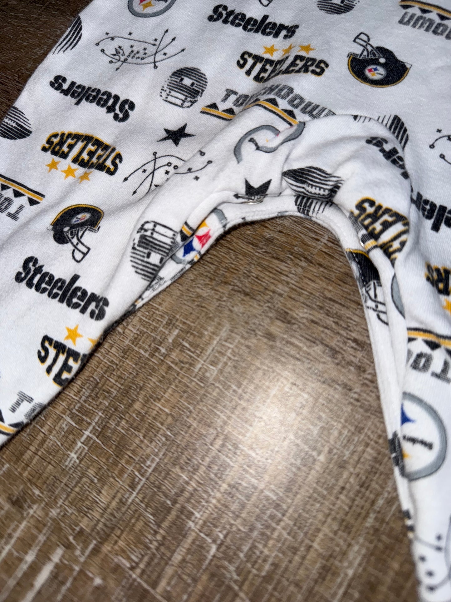 NFL (3-6 Months) Steelers Themed Sleepwear Onesie
