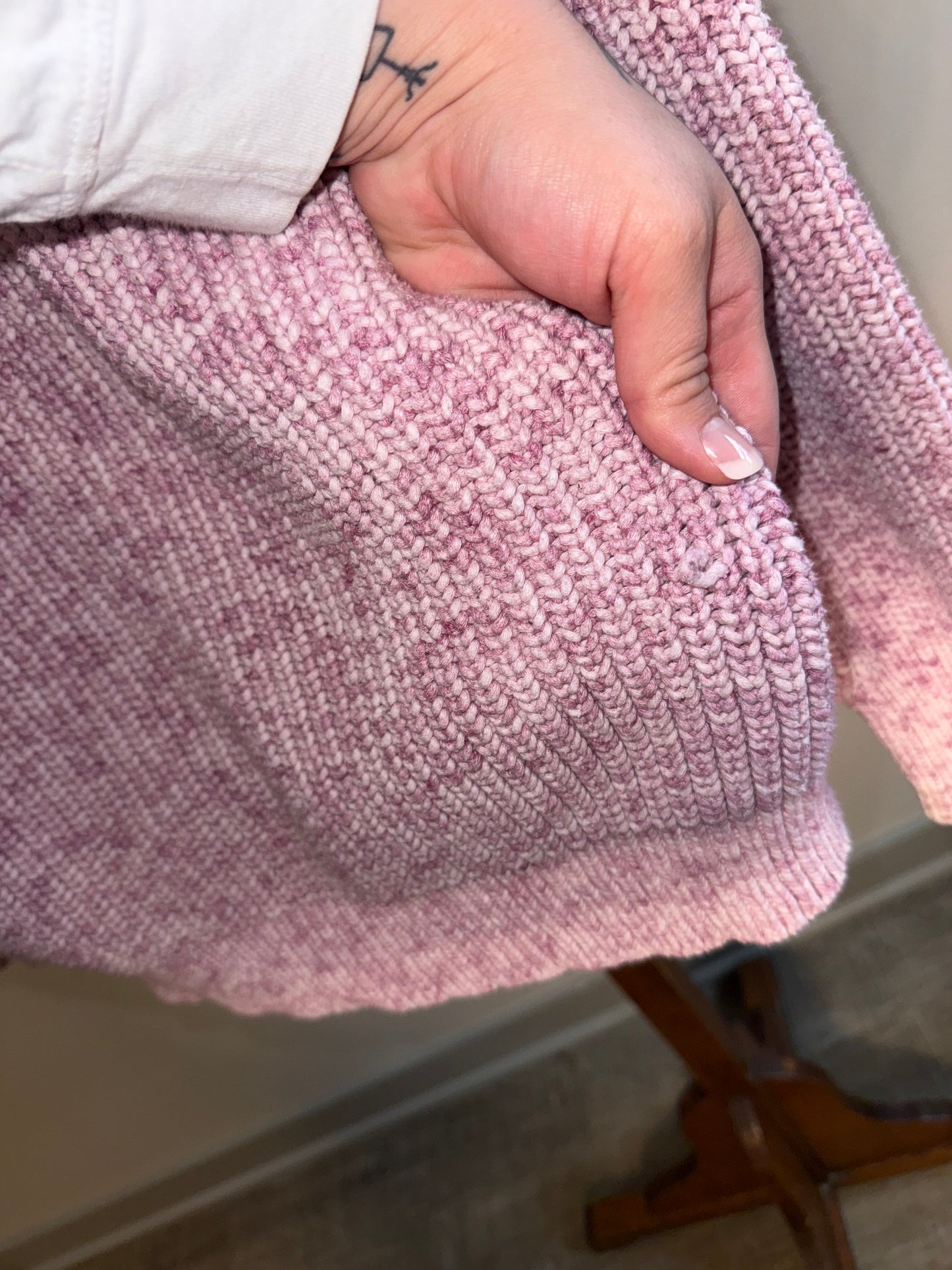 J. Crew (2X) Pink Knit Sweater