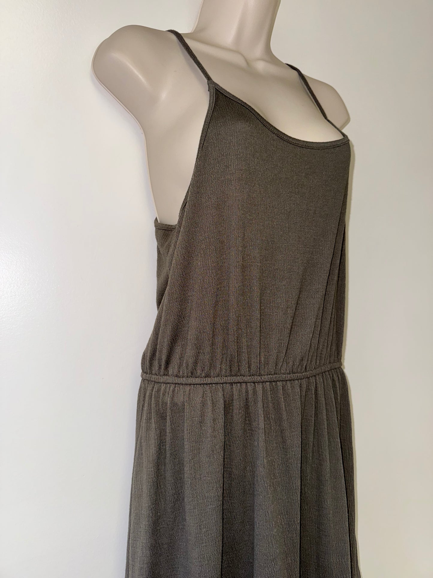Knox Rose (Small) Green Ruffle Maxi Dress