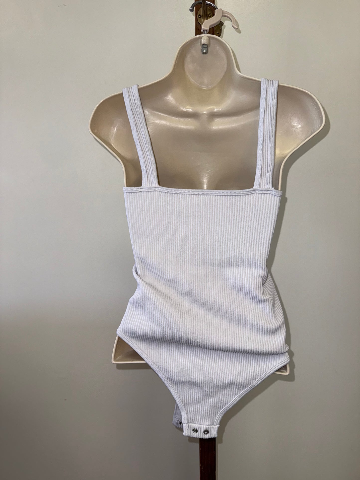 Aura (Medium/Large) Blue Ribbed Bodysuit