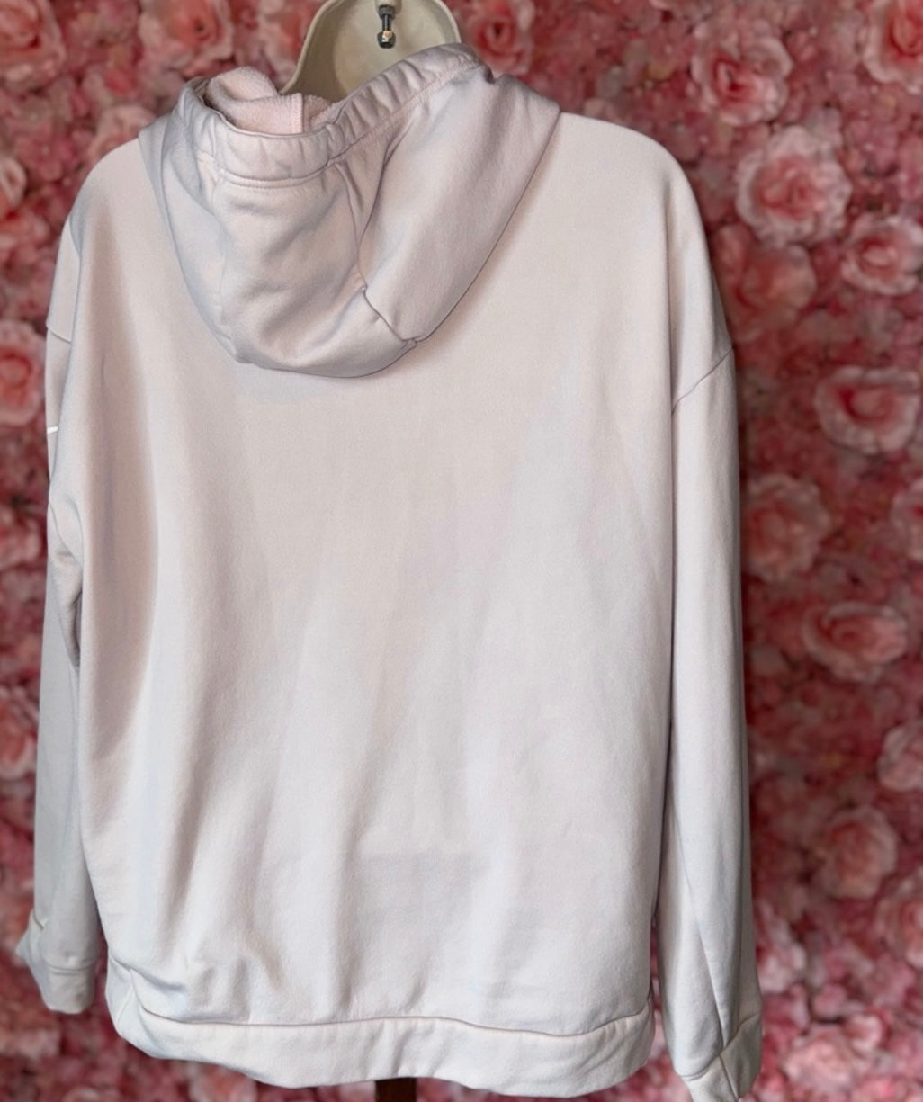 Nike (Medium) 'Just Do It' Light Pink Soft Hoodie