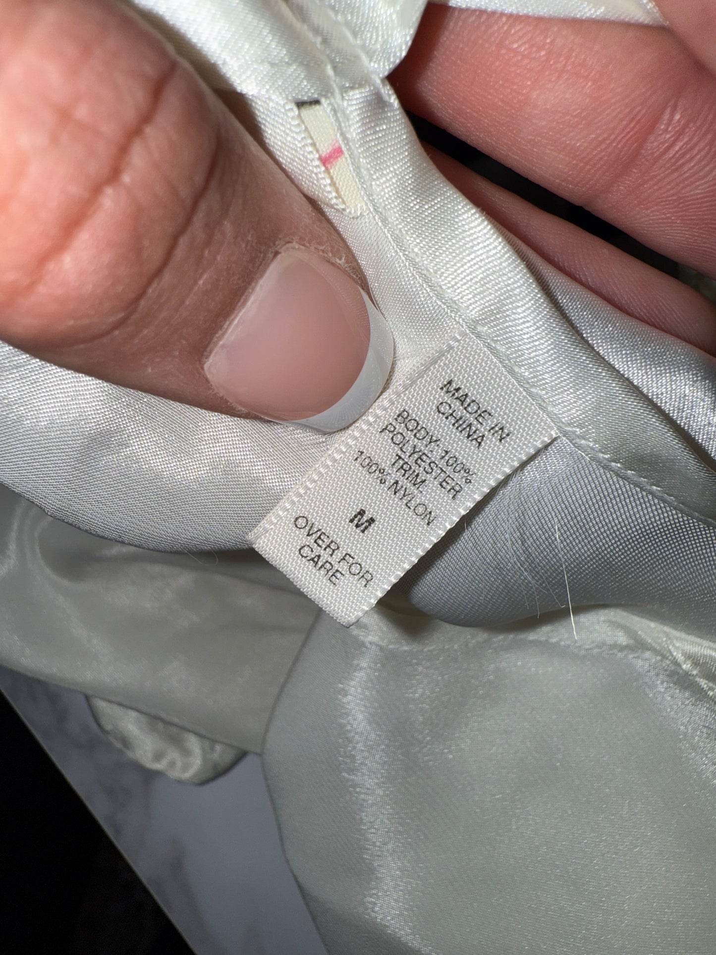 Victoria's Secret (Medium) White Ivory Vintage Bridal Chemise Slip Dress