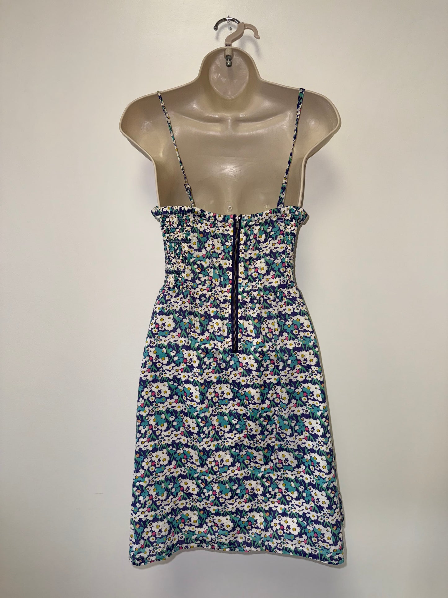 American Eagle (6) Colorful Floral Midi Dress