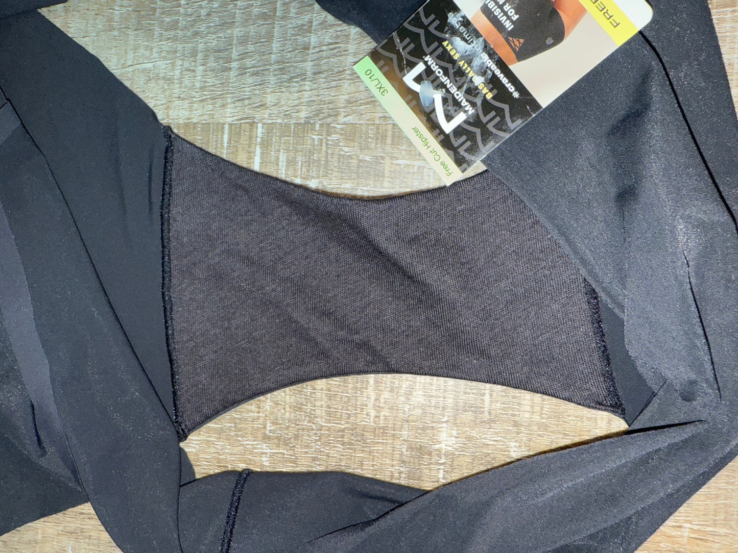 NWT Maidenform (3XL) Brand New Black Free Cut Hipster Undies