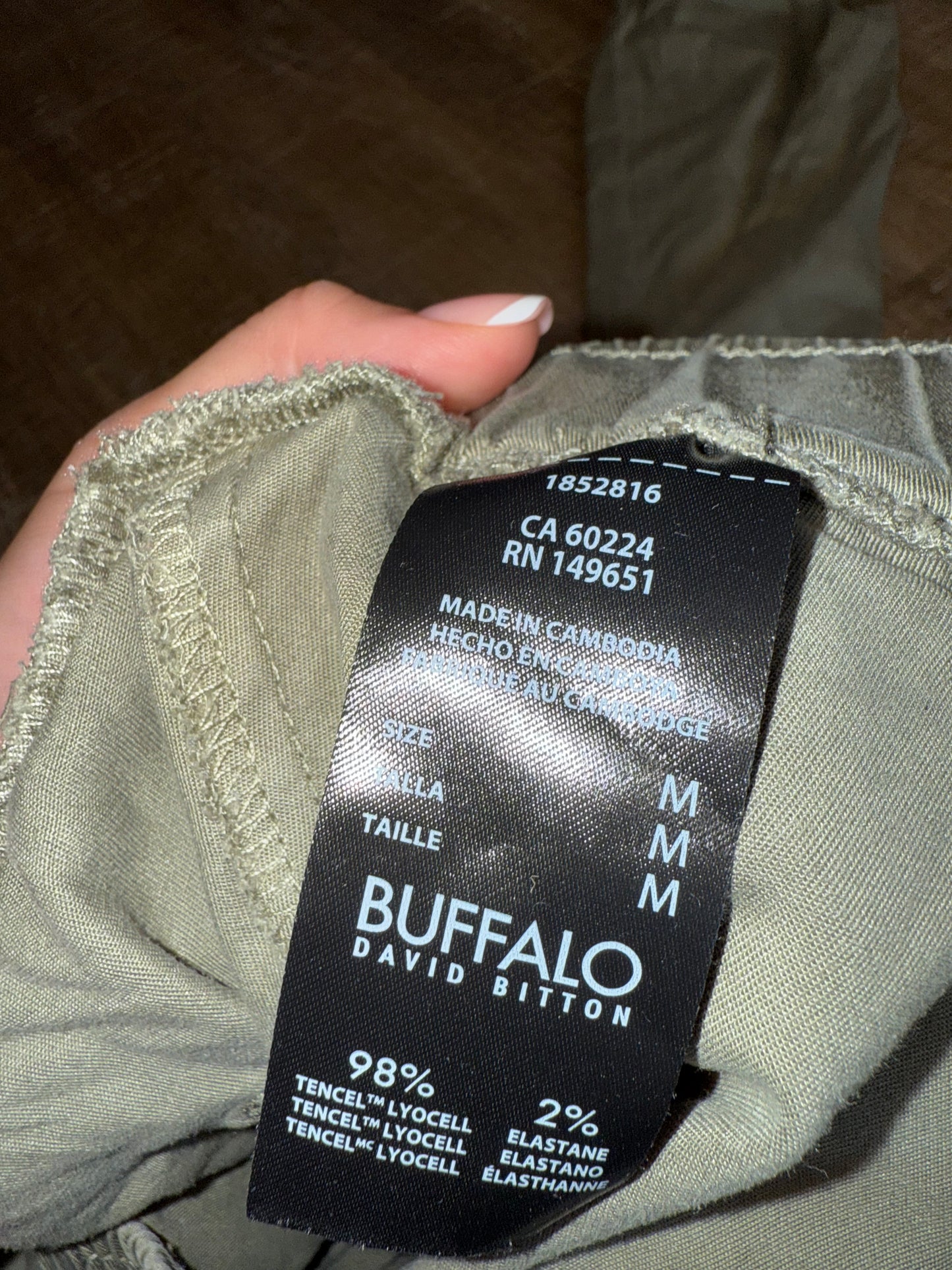 Buffalo (Medium) Green Cargo Jogger Pants