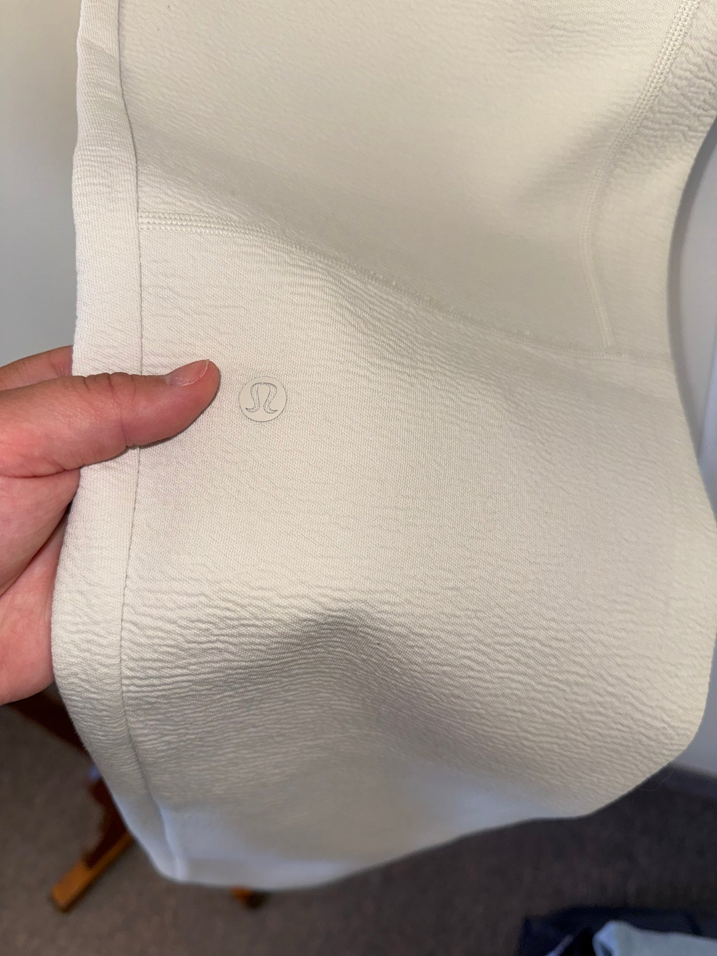 NWT Lululemon (Small) Brand New Cream Textured Spacer Classic-Tapered Joggers