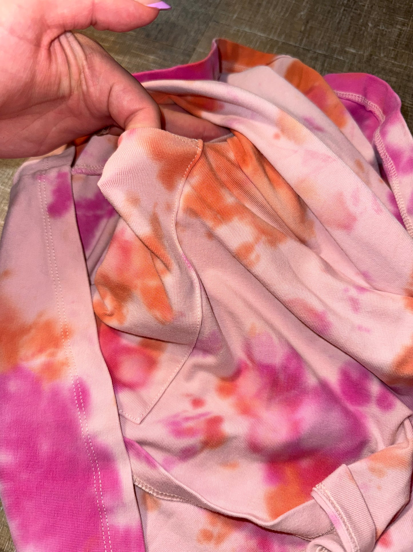 PINK Victoria's Secret (XL) Pink & Orange Tie Dye Skort