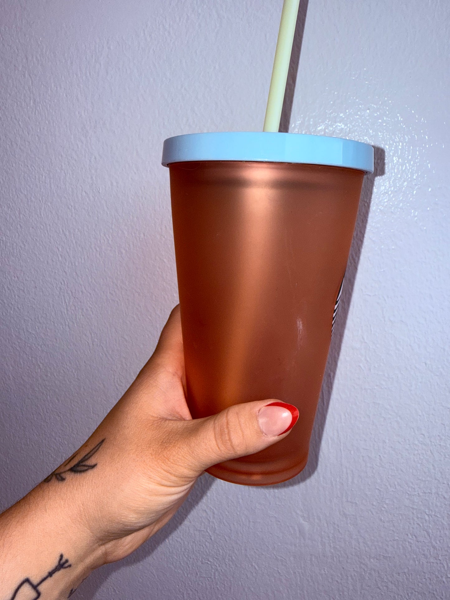 Starbucks (16oz) Pink Matte Coffee Cup