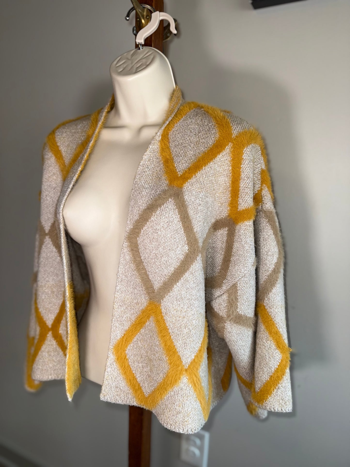 Akemi + Kin Geometric Sweater Cardigan