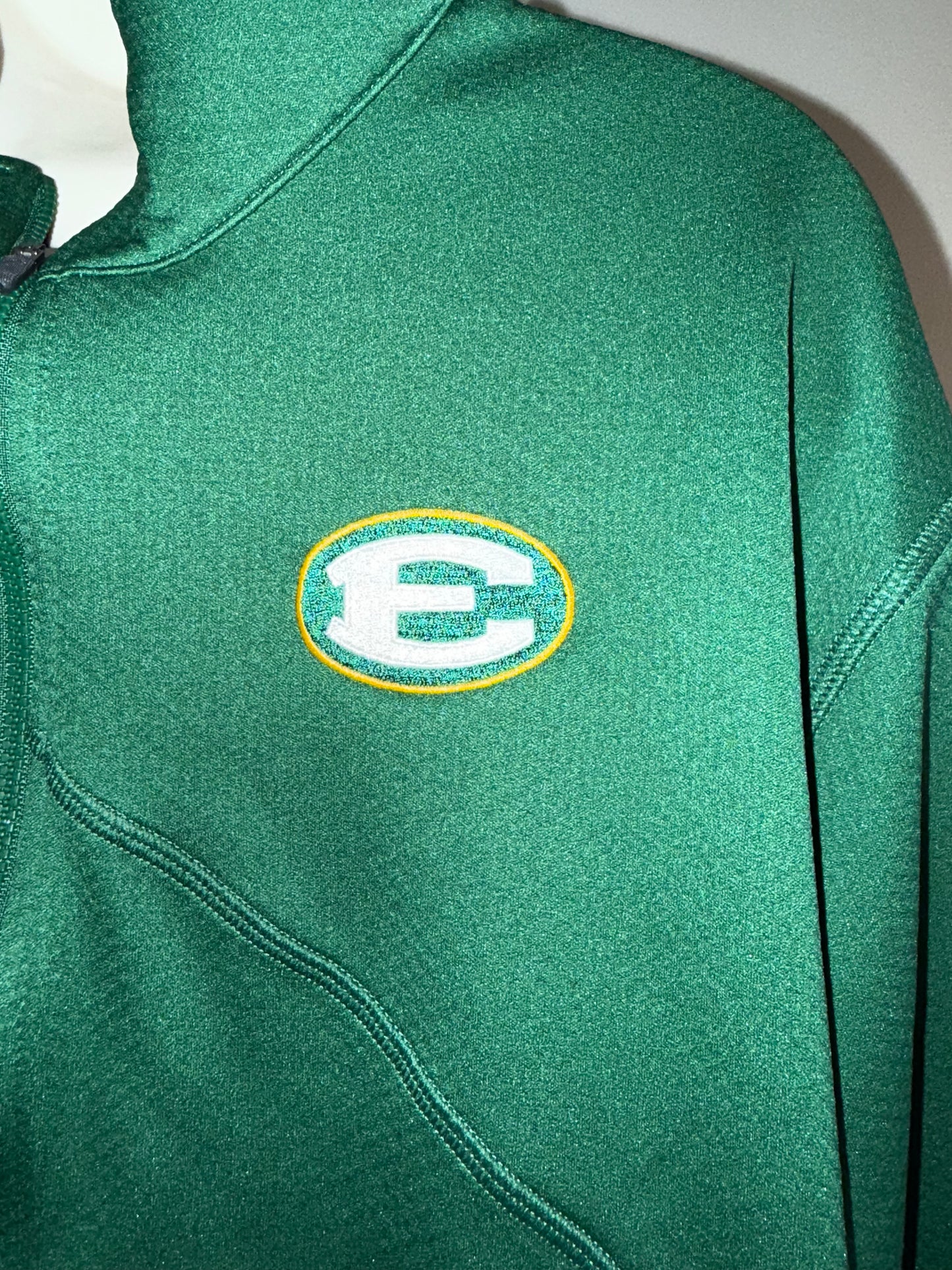 Nike (XXL) Green 3/4 Zip Up Dri Fit Pullover
