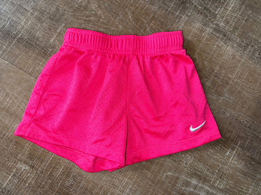 Nike (Kids 3T) Hot Pink Mesh Sporty Shorts