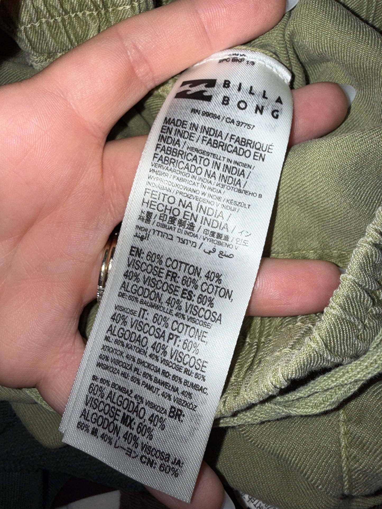 Billa bong (Medium) Green Jogger Pants