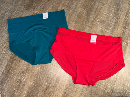 NWT Auden (XXL) Brand New 2 Pairs of Blue and Red Brief Underwear Set