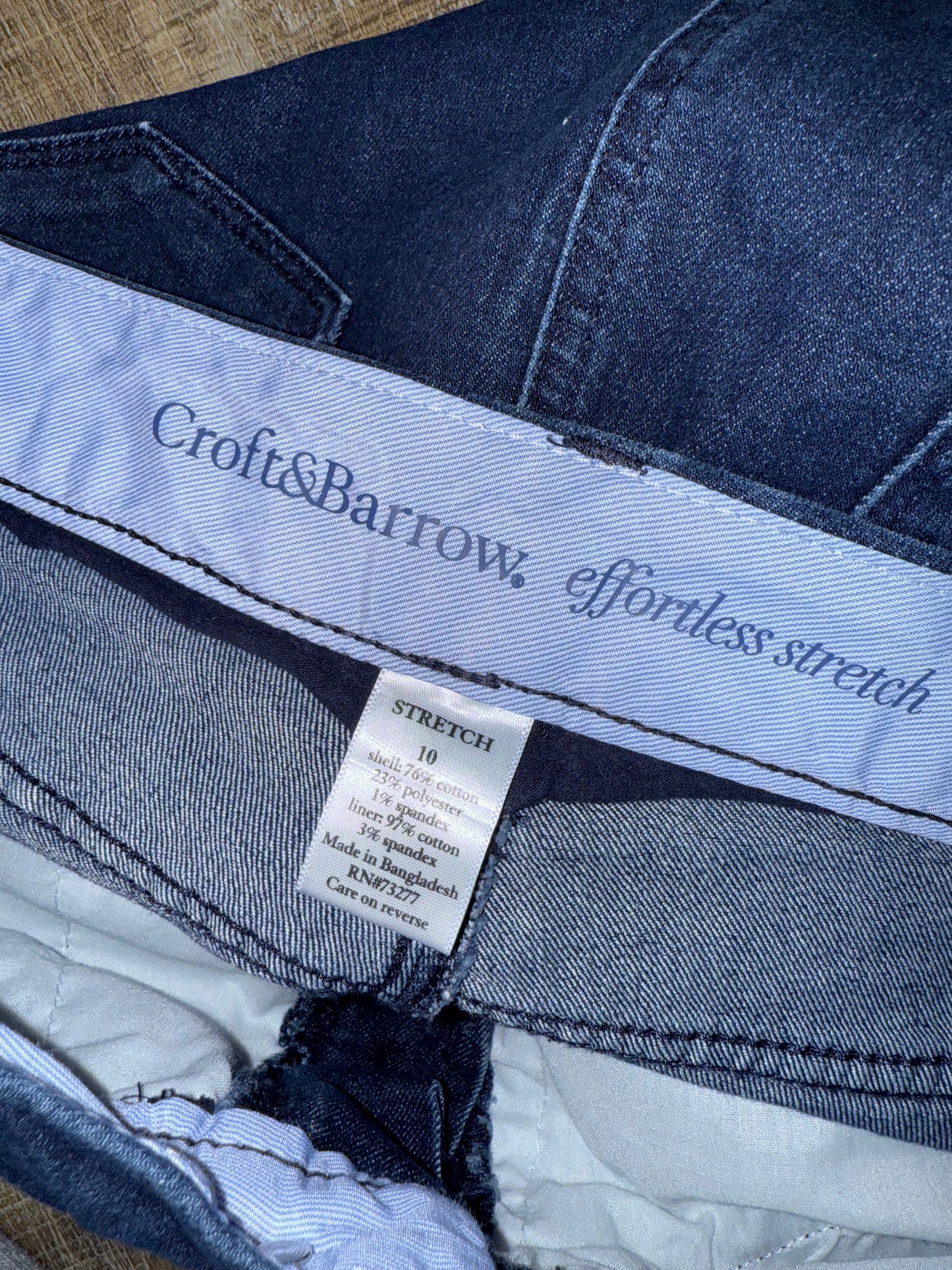 Croft & Barrow (10) Denim Blue Jean Skirt