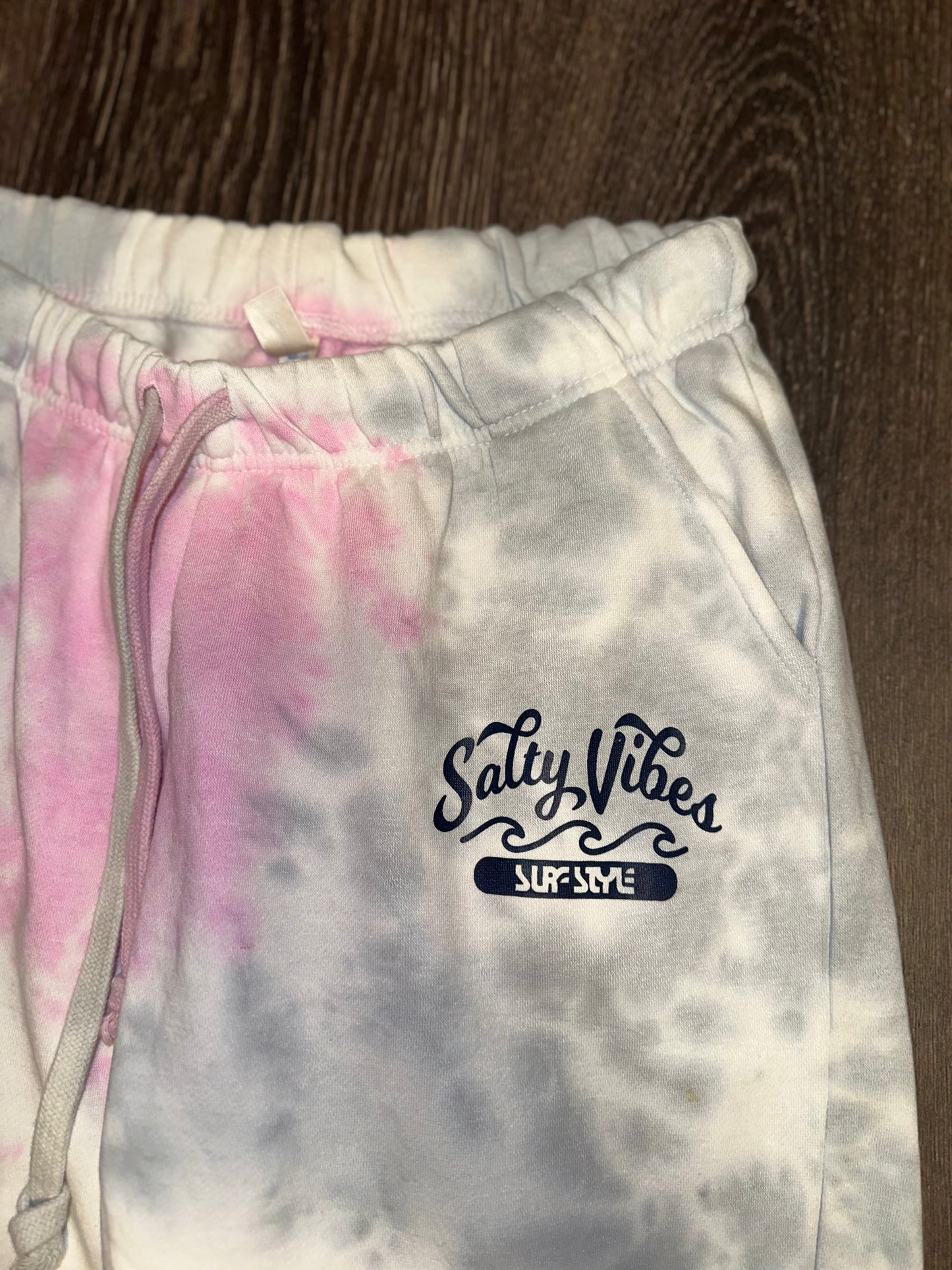 U.S.A Apparel (Small) Brand New 'Salty Vibes' Tie Dye Jogger Sweatpants