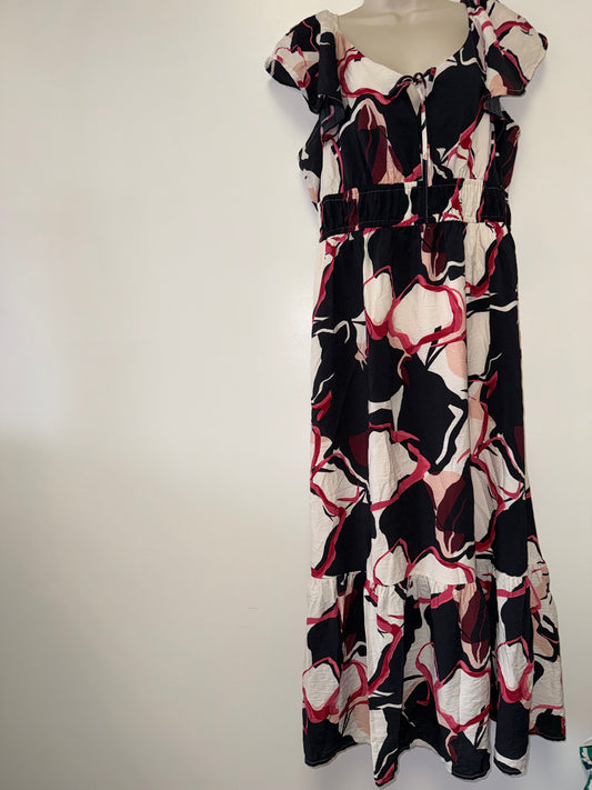 Nine West (Large) Pattern Maxi Dress