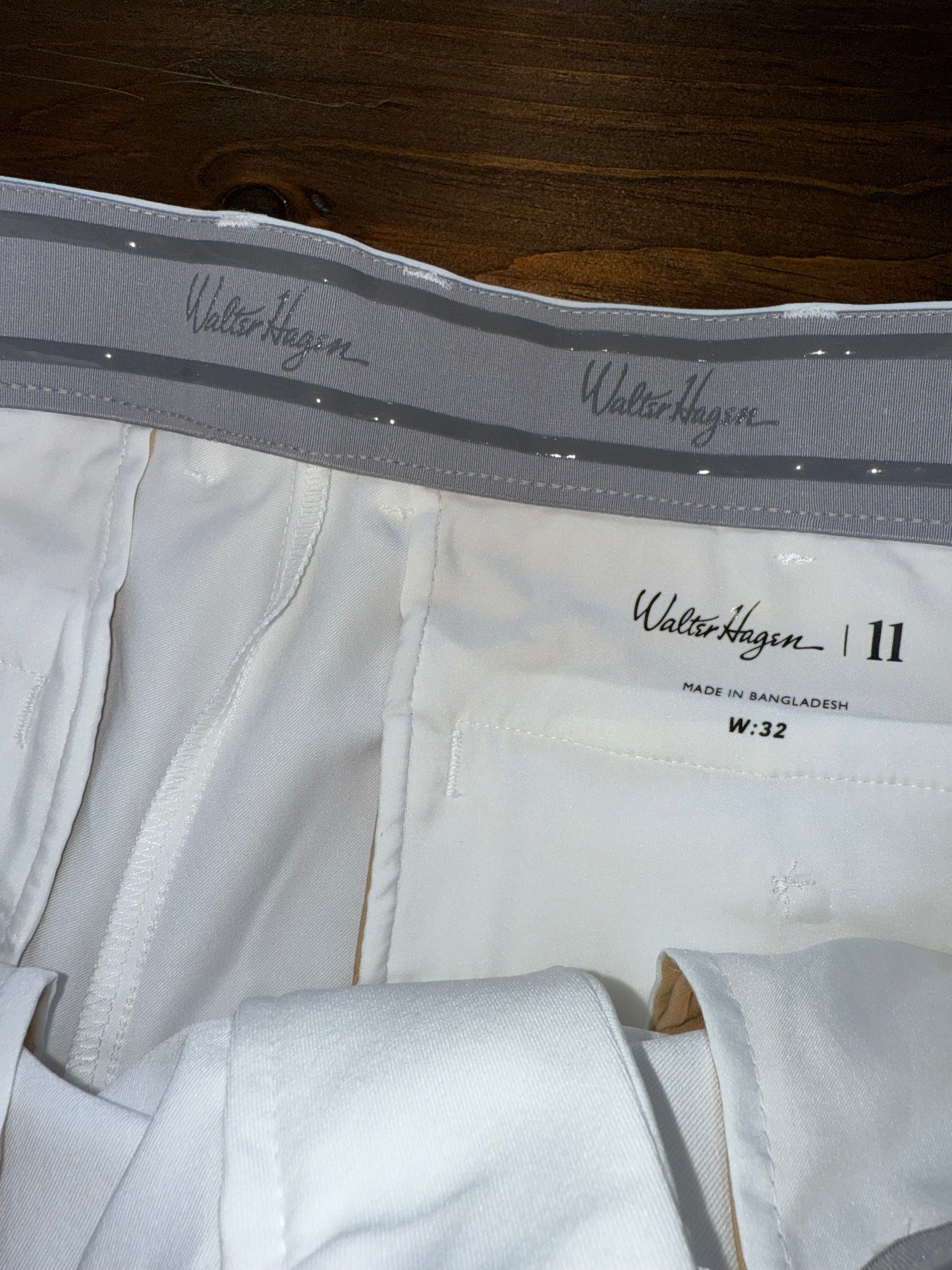 NWT Walter Hagen (32) Brand New White Perfect 11 Collection Shorts