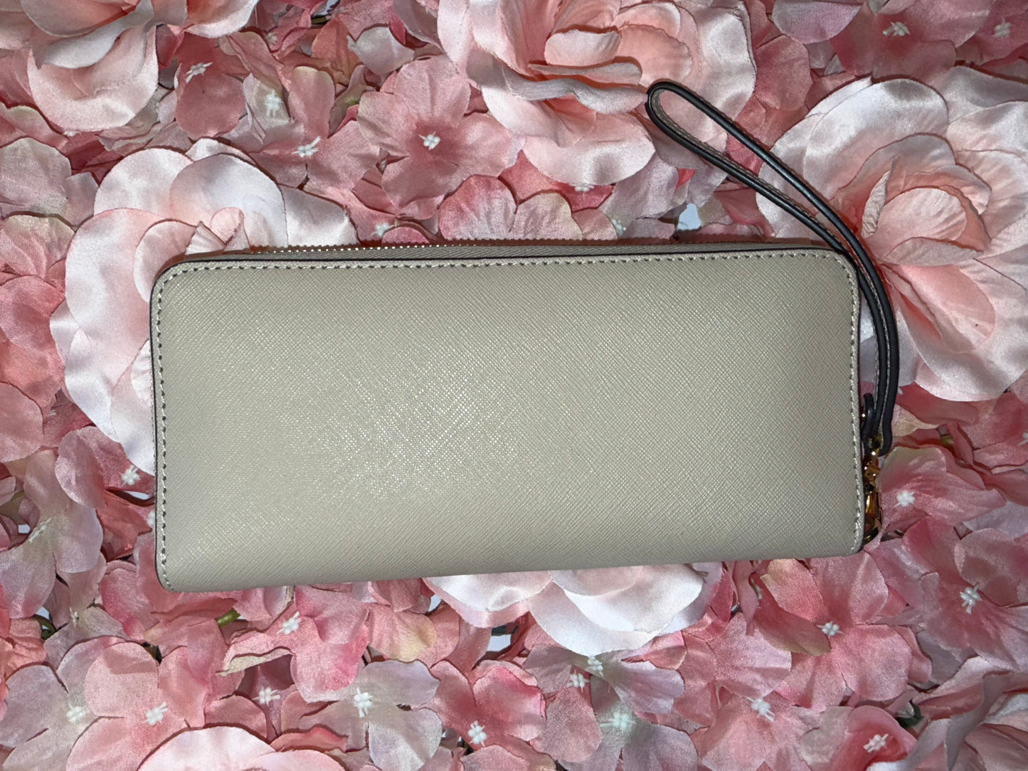 Michael Kors Tan Jet Set Travel Continental Leather Wallet