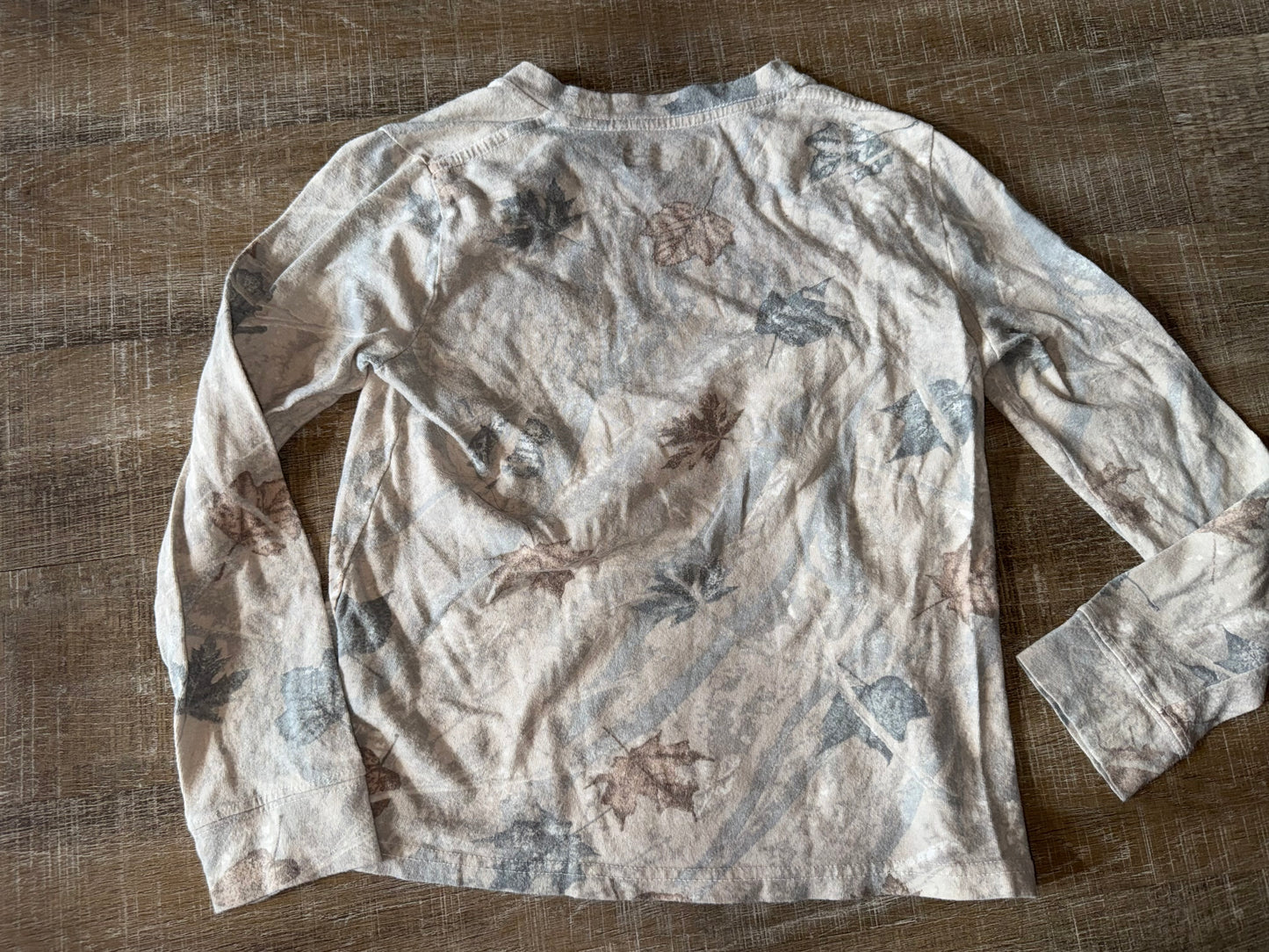 Abercrombie Kids (9/10) Camo Pattern Long Sleeve Tee