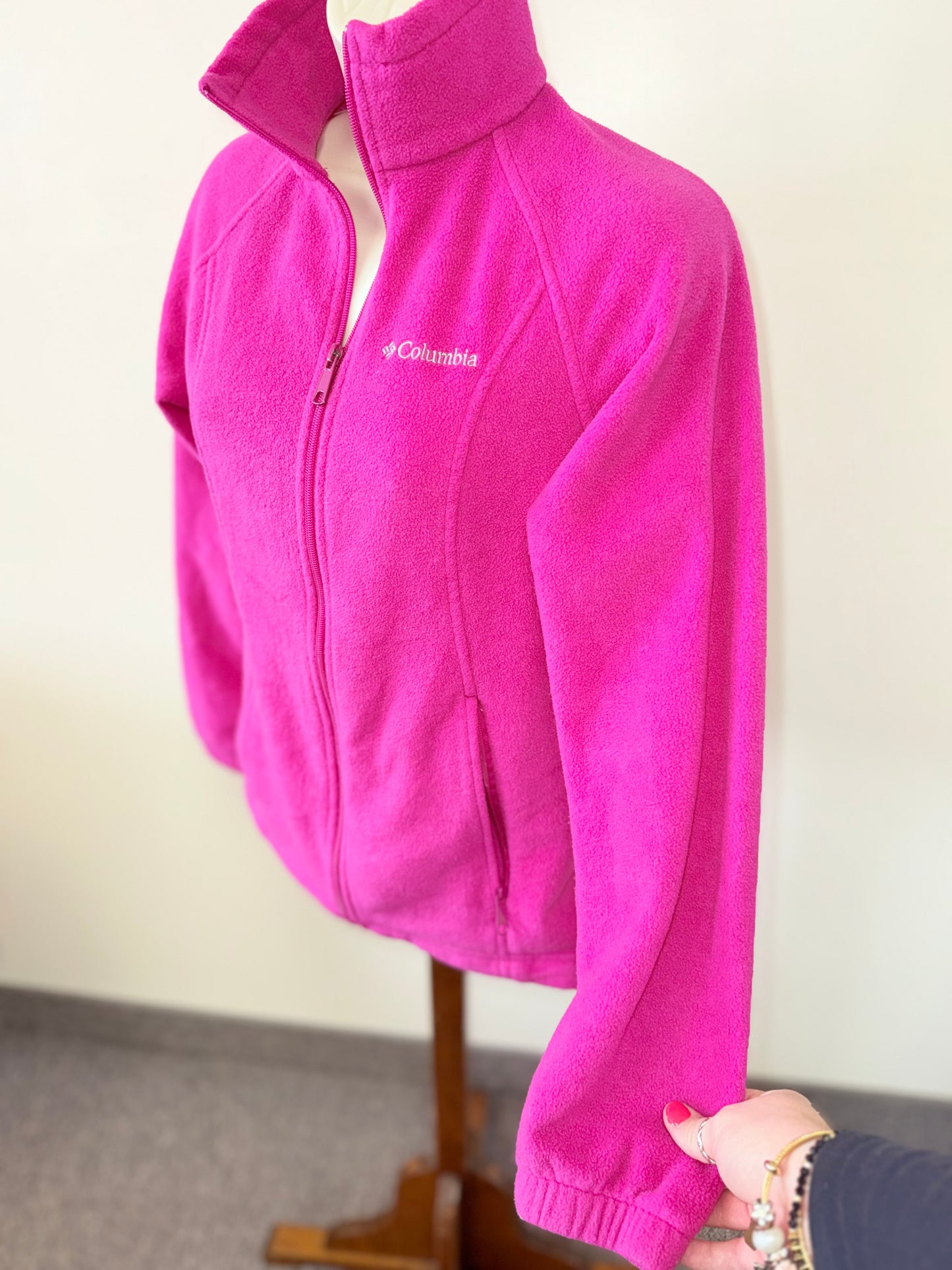 Columbia (Small) Hot Pink Zip Up Jacket