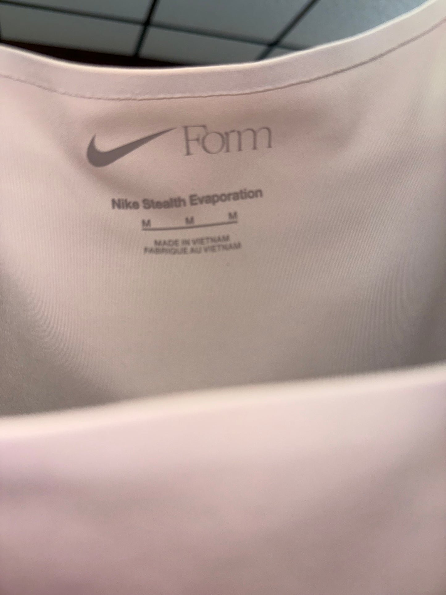 Nike Form (Medium) Smooth Soft Square Neck Tank Top with Stealth Evaporation