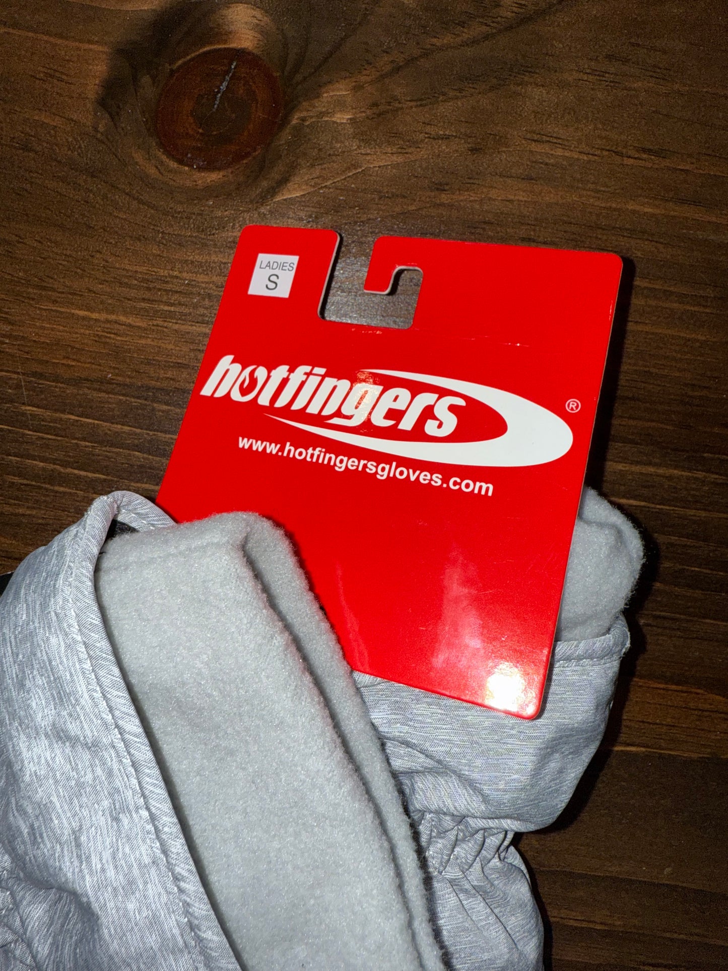 NWT Hotfingers (Ladies Small) Brand New Grey AP222 Flurry ll Mittens