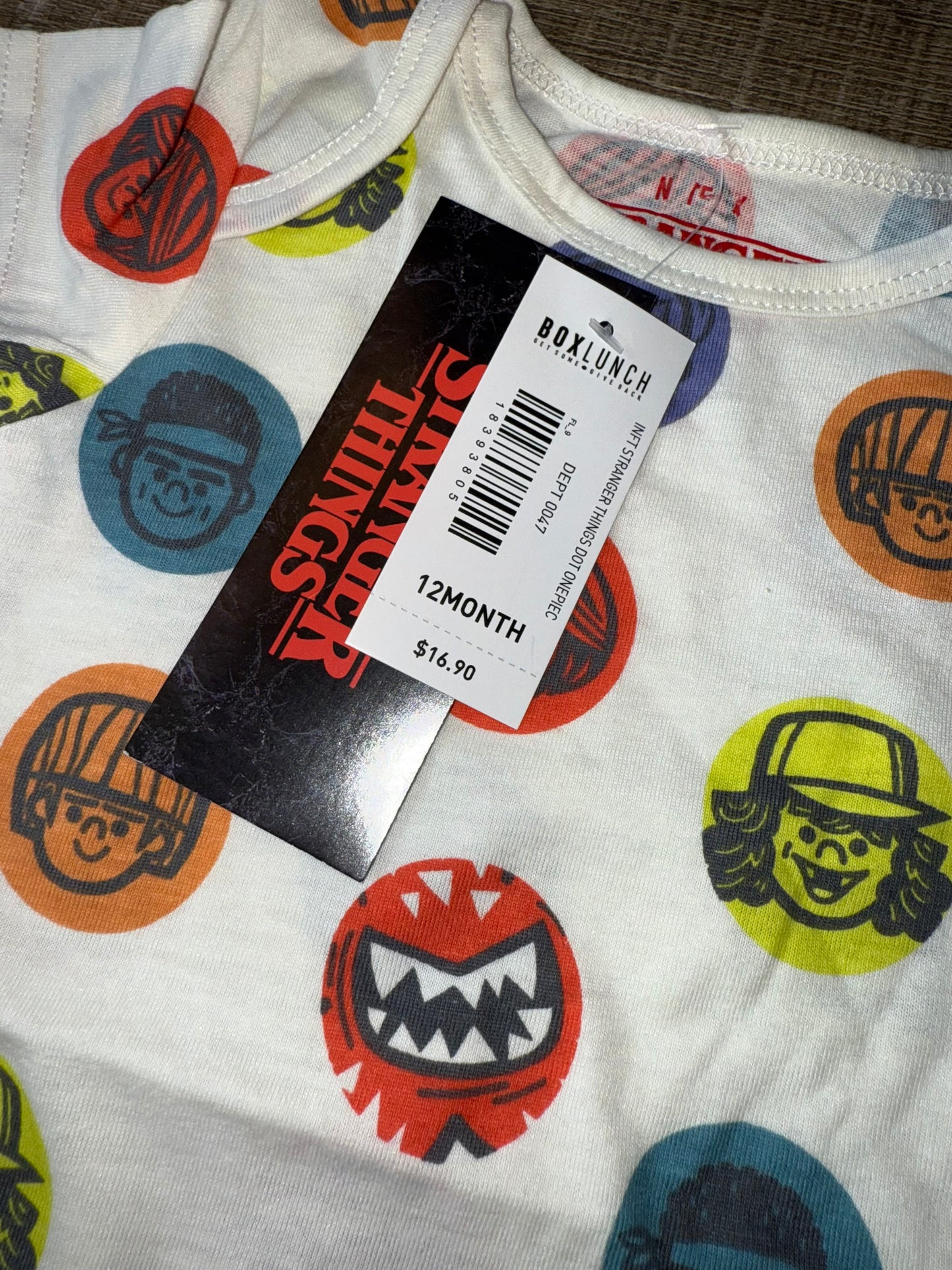 NWT Stranger Things (12 Months) Brand New Stranger Things Themed Onesie