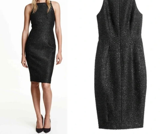 H&M (4) Black Dress with Slit in Back