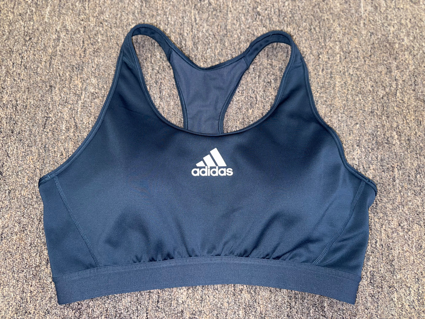 Adidas Blue Padded Sports Bra
