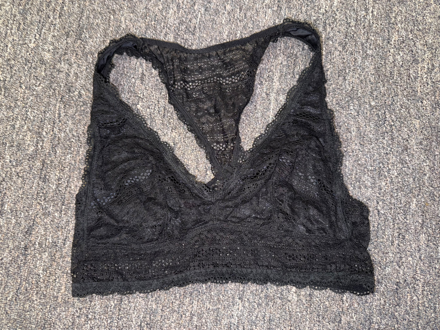 Victoria's Secret (Medium) Black Lace Bralette