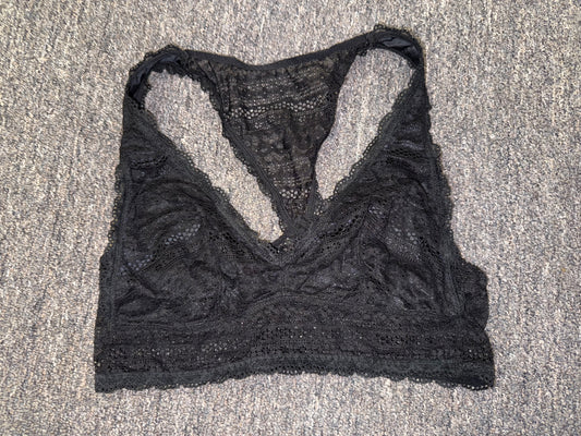 Victoria's Secret (Medium) Black Lace Bralette