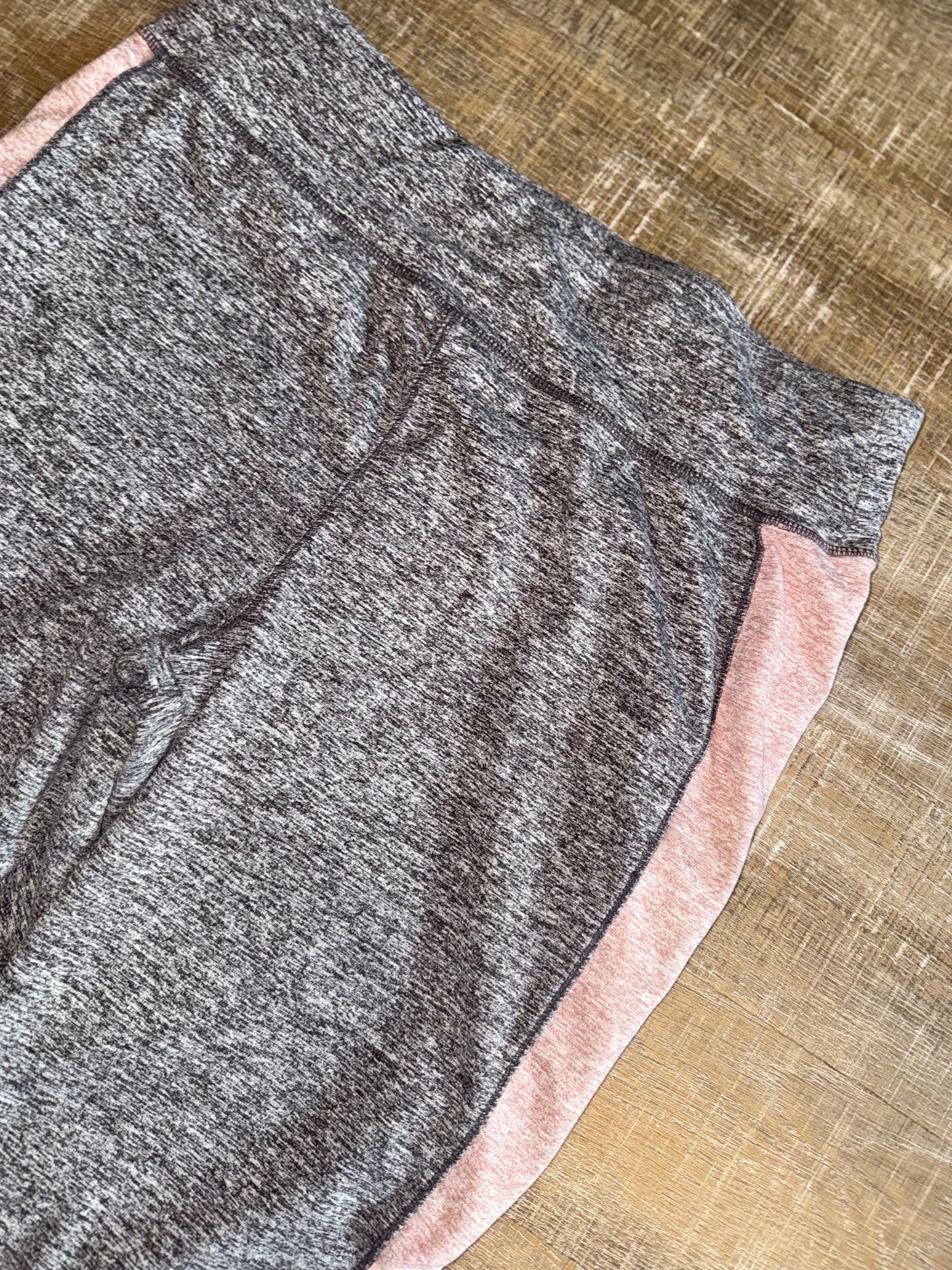 Tangerine (XL) Pink & Grey Leggings