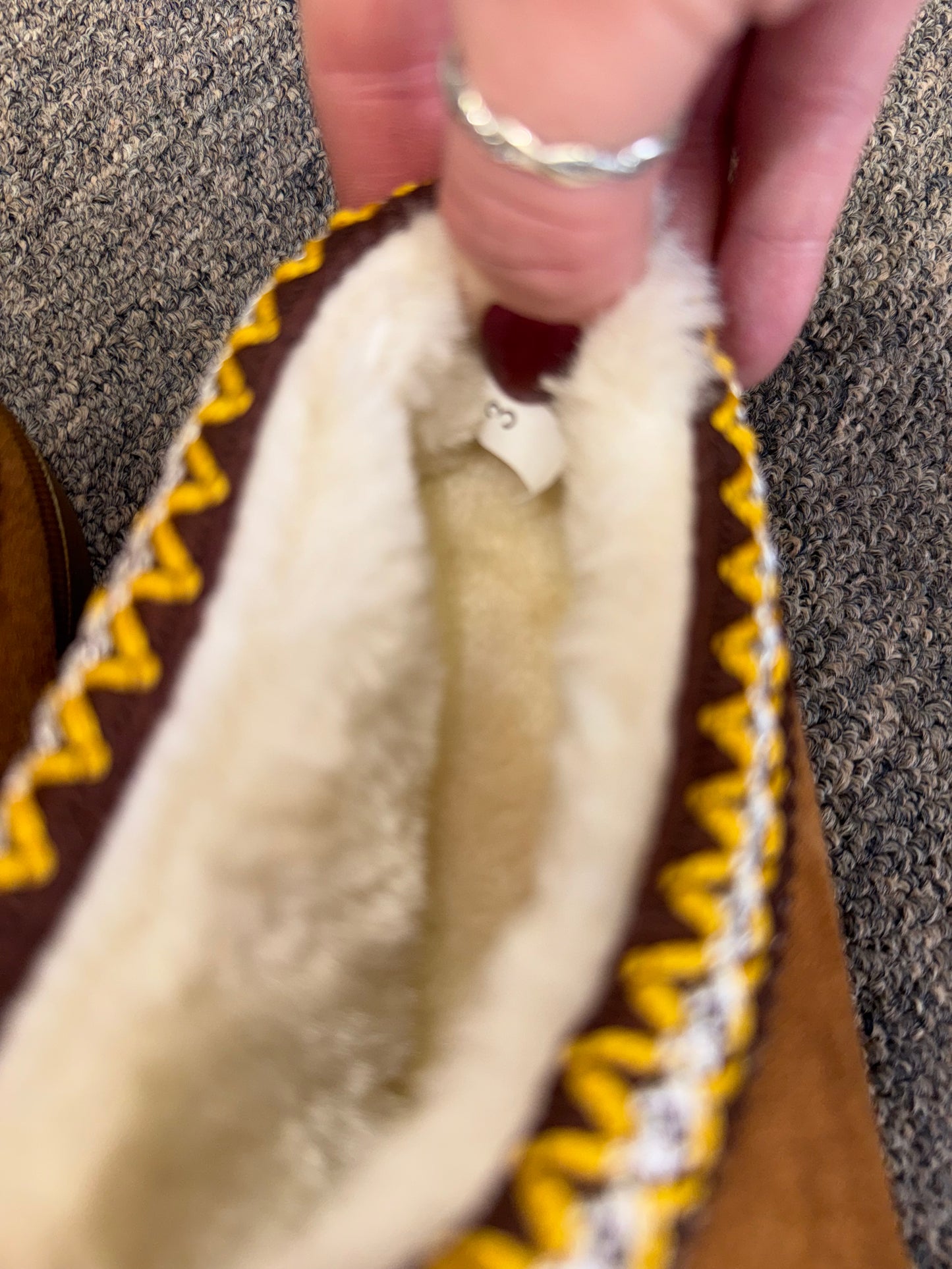 Brand New (39 - 6.5) Brown Slip On Low Top Boots