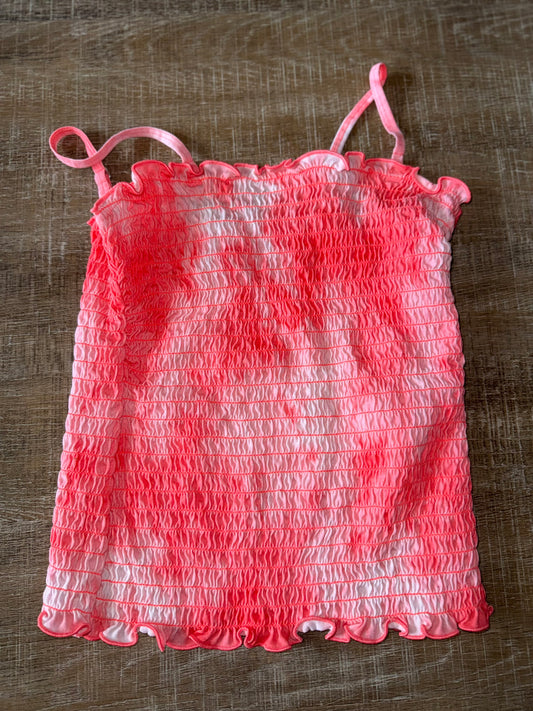 Abercrombie Kids (11/12) Pink/White Tie Dye Stretchy Tank Top