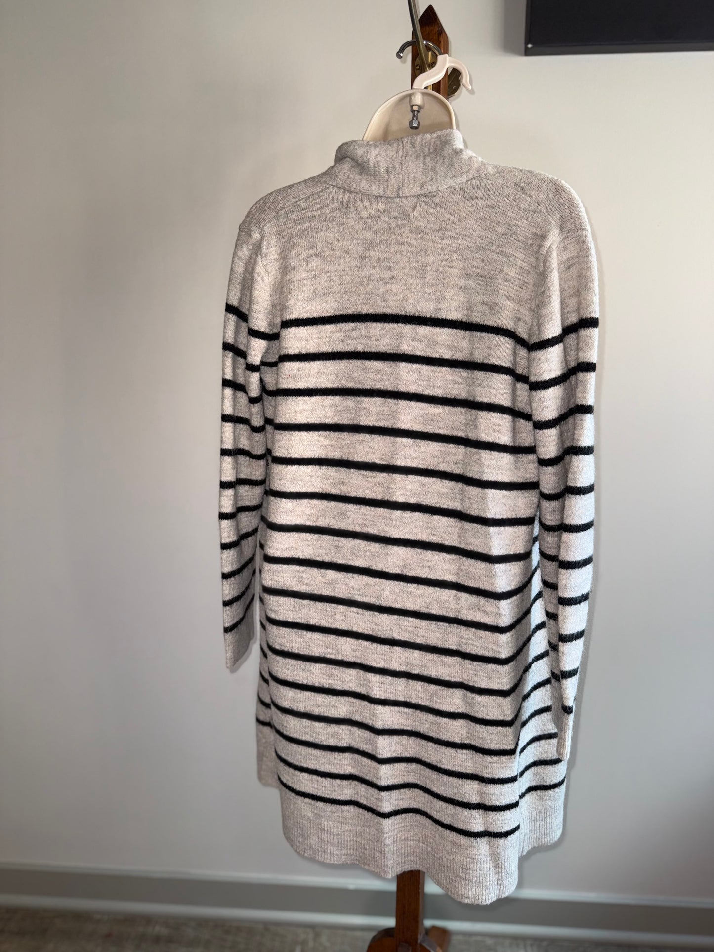 Old Navy (Small) Neutral Striped Soft Sweater Cardigan