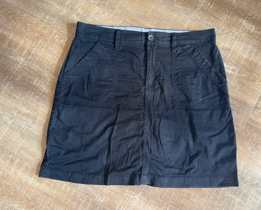 Croft & Barrow (10) Navy Blue Skirt with Stretch