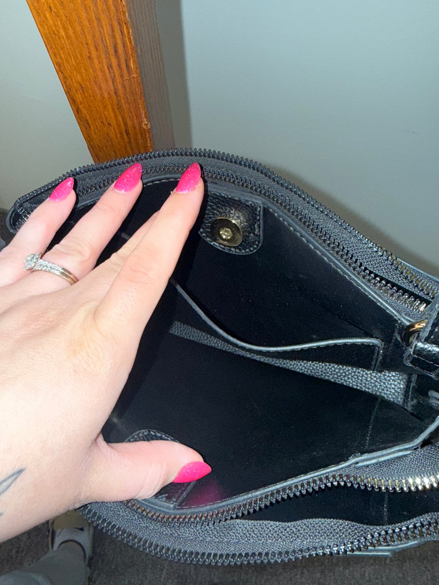 Nanette Lepore Black Crossbody Purse