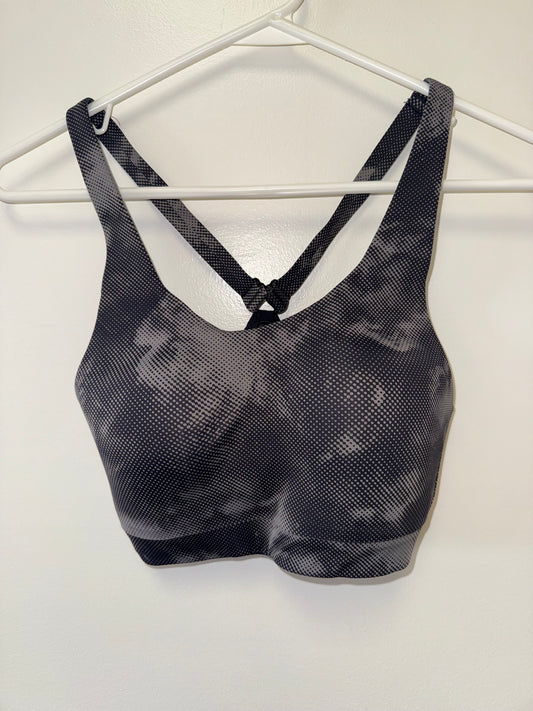 Athleta (32D) Black and Grey Padded Sports Bra