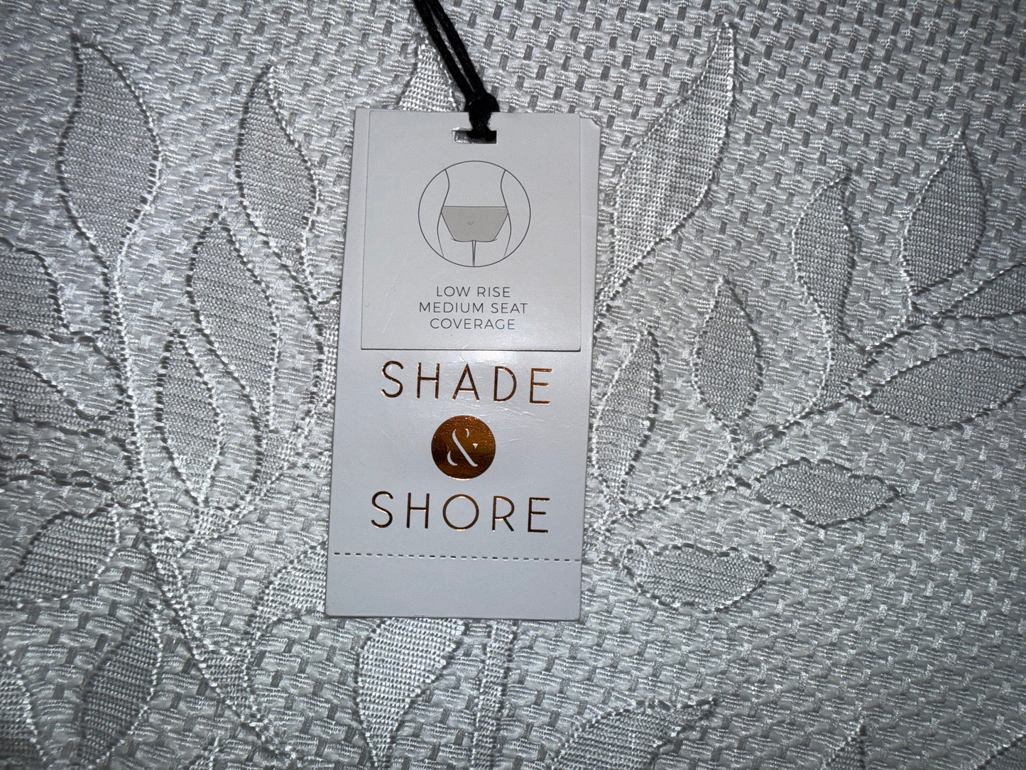 NWT Shade & Shore (XS) Brand New Maroon Low Rise Bikini Swim Bottoms