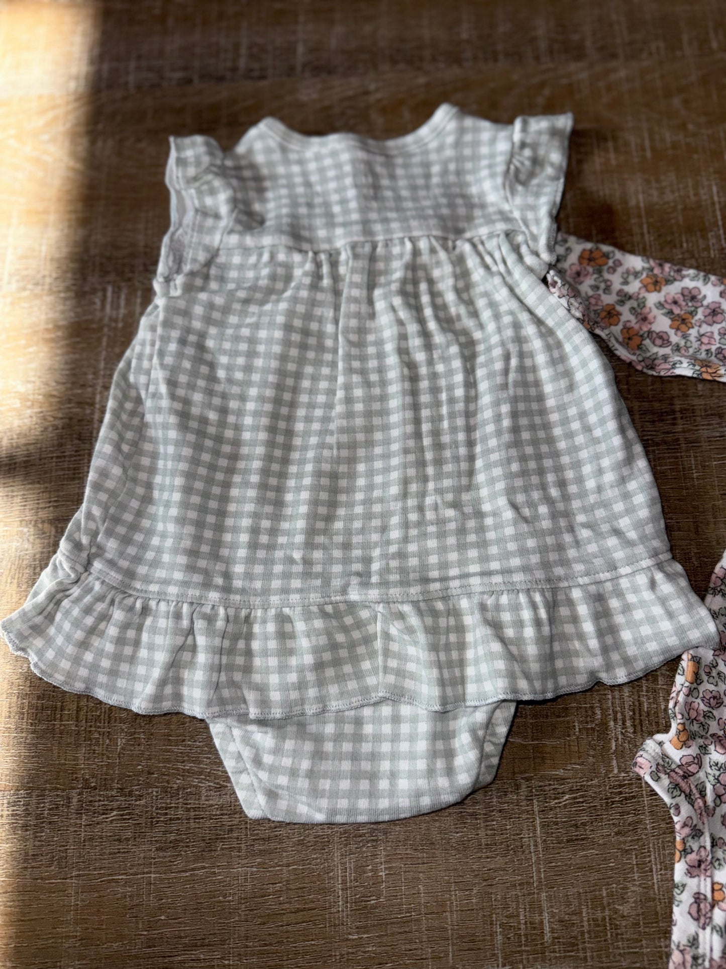 Carters (3 Month) 2 Piece Girls Onesie