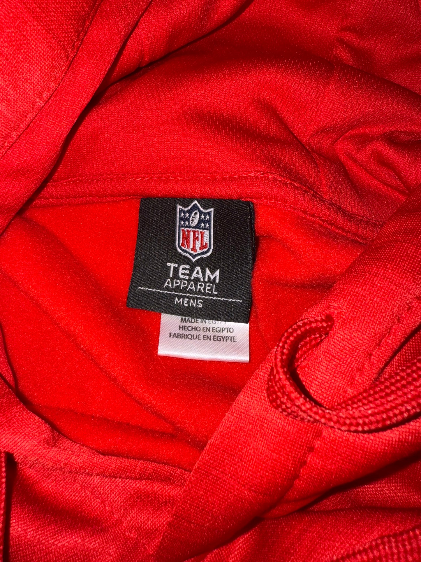 NFL Team Apparel (Small) Kansas Chiefs Red/Gold Hoodie