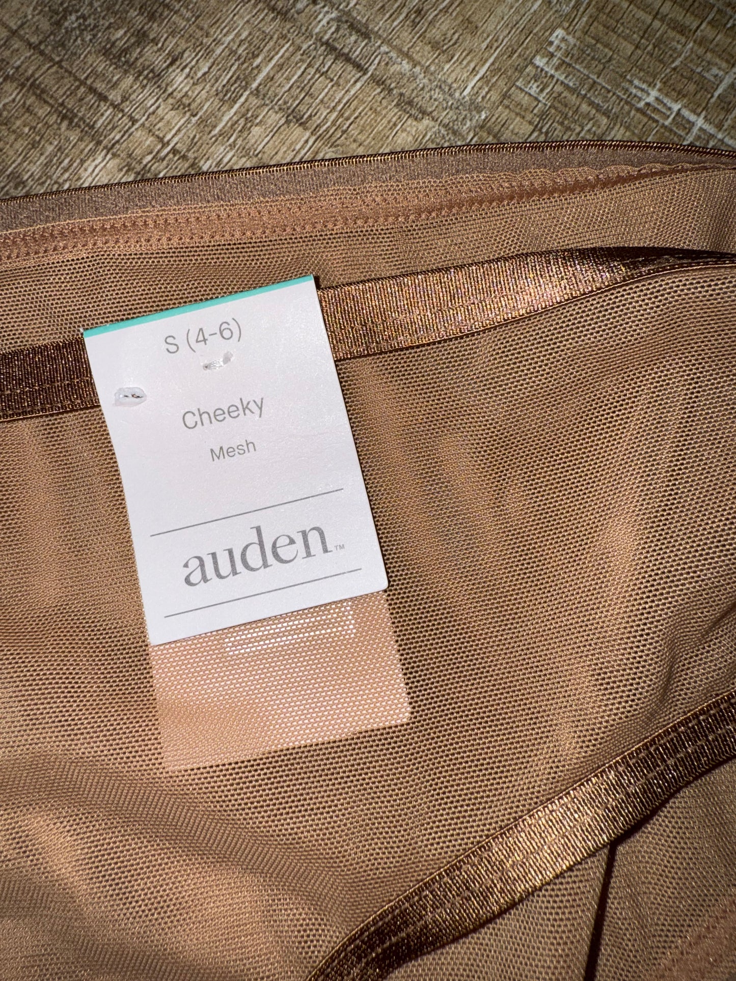NWT auden & No Boundaries (Small) Black & Tan Brand New Set of Undies
