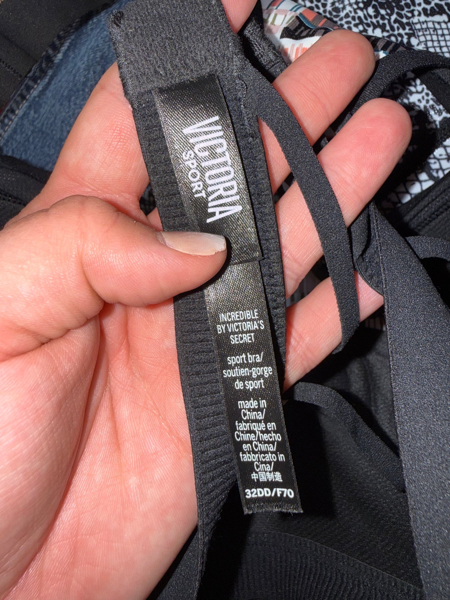 Victoria's Sport (32DD) Incredible By Victoria's Secret Pattern Bra