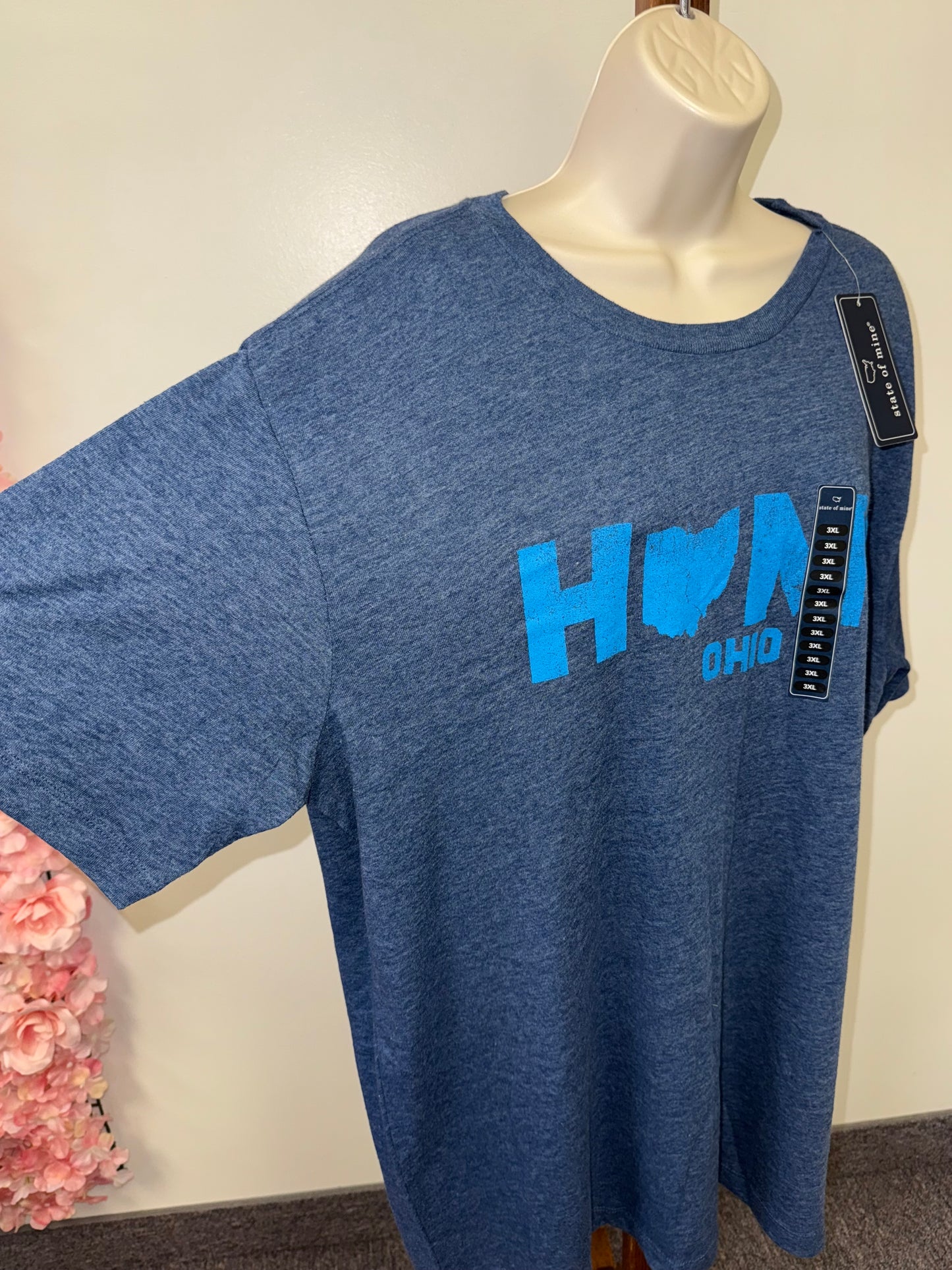 NWT State of Mine (3XL) Brand New Blue Ohio T-Shirt