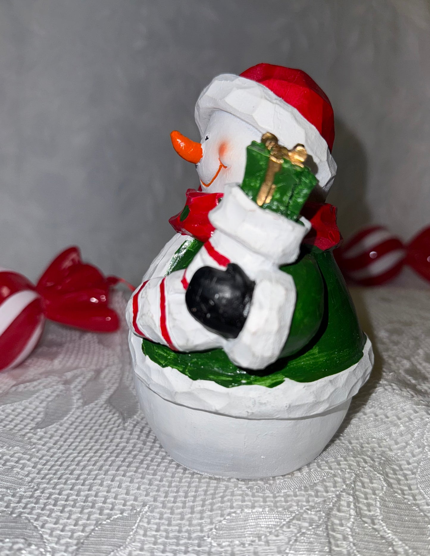 Christmas Snowman Accent Decor